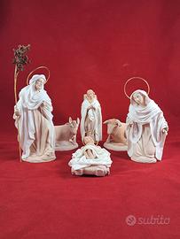 Presepe natività terracotta statue 20 cm