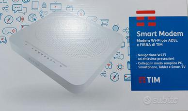 Smart Modem WI-FI per ADSL e FIBRA di TIM.