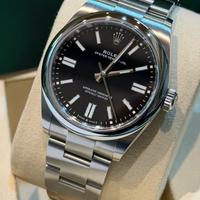 Rolex OP 134300 Nuovo 2025 Nero 41mm Completo