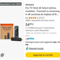 Fire tv stick  4k select