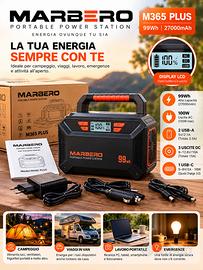 MARBERO M365 PLUS – Power Station Portatile 99Wh