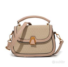 Borsa Donna Elegante Beige – Tracolla e Manico