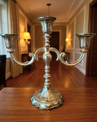 Candelabro Tedesco anni 60 placcato Argento 