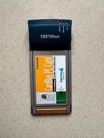 Scheda Ethernet Cardbus PCMCIA a 32 bit da 10/100