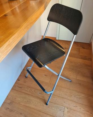 Sgabello FRANKLIN IKEA nero
