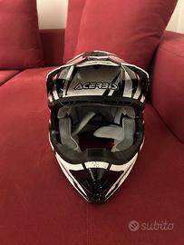 casco motocross acerbis - L
