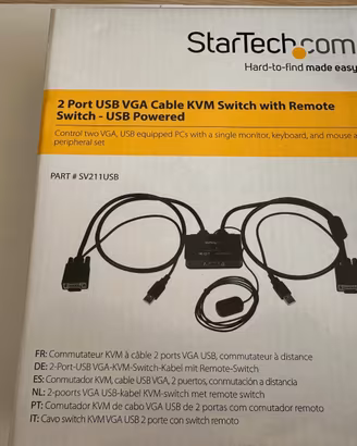 Switch KVM / USB powered