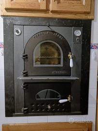 Forno a legna in acciaio da incasso Gemignani G70