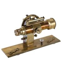 Antica Diottra a cannocchiale in ottone