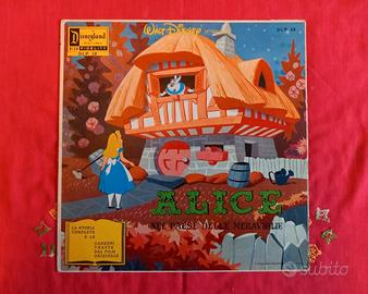 Disco LP Alice nel paese della meraviglie Disney