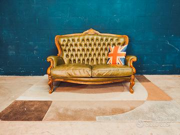 Divano Chester Chesterfield King inglese pelle uk