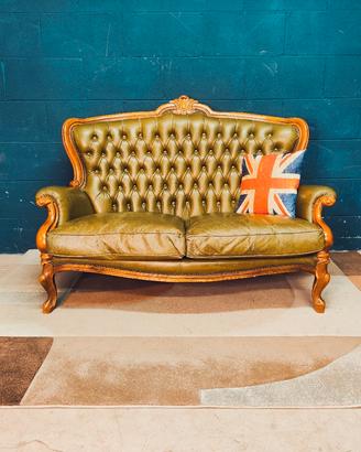 Divano Chester Chesterfield King inglese pelle uk
