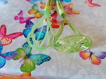 Set schiacciapatate e frusta in plastica
