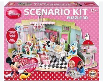 Puzzle La Boutique Di Minnie + Album Da Colorare