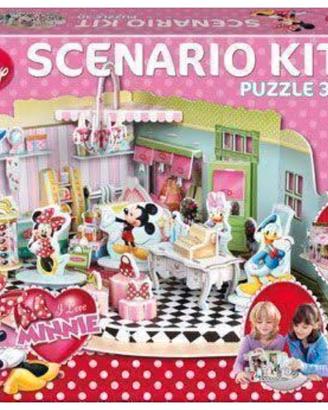 Puzzle La Boutique Di Minnie + Album Da Colorare
