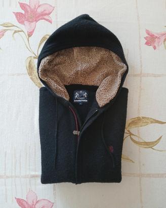 Maglione Lambretta con Cerniera Cappuccio e Tasche