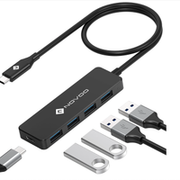 NOVOO USB C Hub 4 Ports USB 3.0