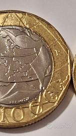 1000 lire 1997 errore di conio