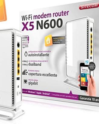 Modem Router Wi-Fi X5 N600 WLM-5600 v1 001