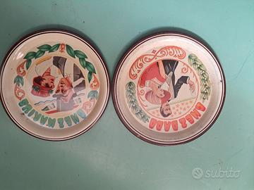 
sottobicchieri in metallo smaltato aperitivo anni