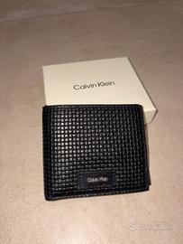 Portafoglio Uomo Calvin Klein in Pelle Nera