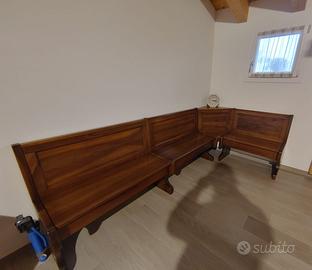 Cassapanca in noce nazionale