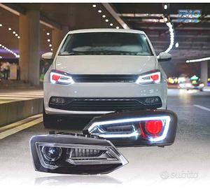 FARI PER VOLKSWAGEN VW POLO 6R 09-17 BARRE LUMINOS