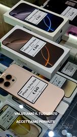 IPHONE 16 PRO MAX 256 GB titanio nero e sabbia 