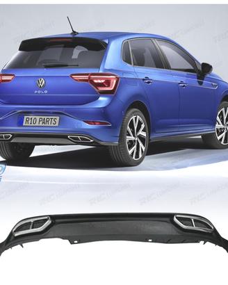 DIFFUSORE VOLKSWAGEN VW POLO 22- LOOK R LINE