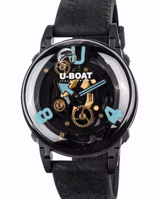 U-BOAT U-65 44mm PVD Turquoise 3353 NUOVO FULL SET