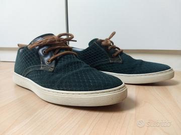 Sneakers Bull Boxer in tela verde tg. EU-40