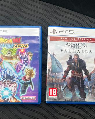 Dragon Ball Sparking Zero; Assassin's Creed Valhal