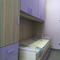 Cameretta con armadio a ponte 2 lettini