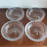 set 4 ciotole da dessert