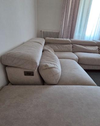 Divano angolare Poltronesofà con Letto e  Relax -