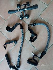 Ruota addominali e estensori elastici