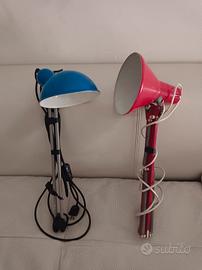 Faretti da tavolo, espositore.