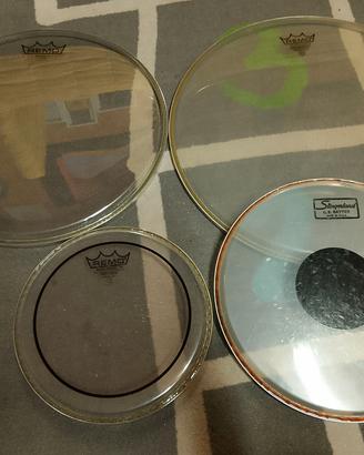 Set pelli per batteria acustica miste