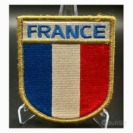 Patch Ricamata Scudetto Bandiera Francia