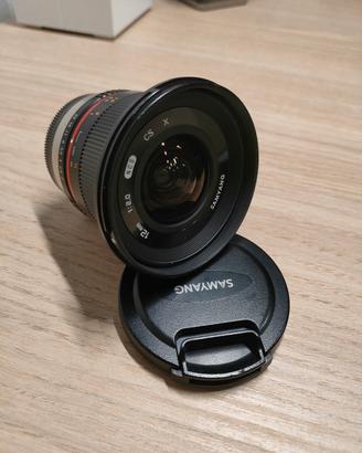 samyang 12mm f2 attacco fuji