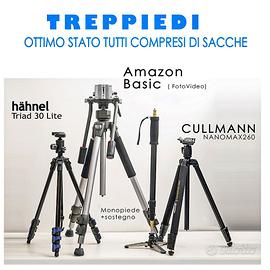 Set di treppiedi fotografici