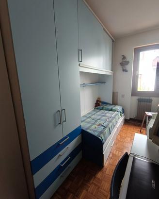 cameretta con armadio a ponte 