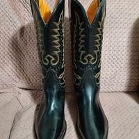 BOTAS ORIGINALI NERI FINEMENTE RICAMATI A MANO