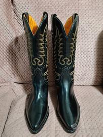 BOTAS ORIGINALI NERI FINEMENTE RICAMATI A MANO