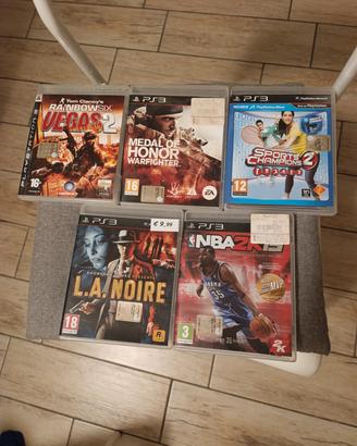 lotto videogiochi PS3 