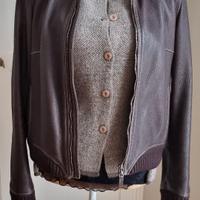 Giubotto 100% pelle di daino - taglia M/L