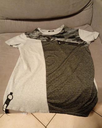 Maglia grigia nera G.M.M grigia-nera New York 