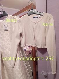 abito elegante da cerimonia+coprispalle