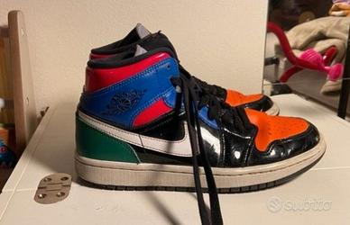 Scarpe Sneakers Air Jordan 1 Mid Ragazza Donna 38