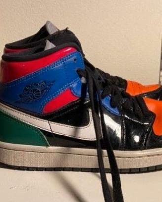 Scarpe Sneakers Air Jordan 1 Mid Ragazza Donna 38